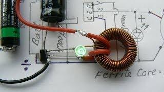 Joule Thief - very very very low input  0,035 volt