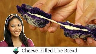 Ube Cheese Pandesal Recipe | How To Make Filipino Ube Pan De Sal