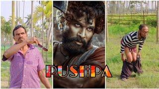 pushpa movie funny dance //garam bazar funny video//badaima video//