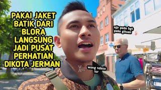 JADI PUSAT PERHATIAN DI JERMAN KARENA PAKAI JAKET BATIK