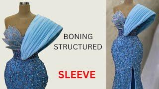 How to make a trendy structured design on sleeve using bonning_ Bonning structured design