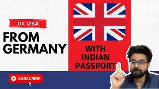 How to get visa for UK with an Indian Passport from Germany | UK Visit Visa | Indians In Germany