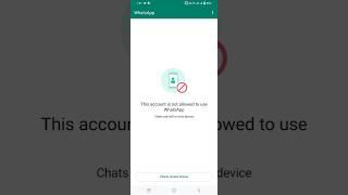 Whatsapps Account Banned Solution | this account cannot use whatsapp | how to unbanned whatsapps