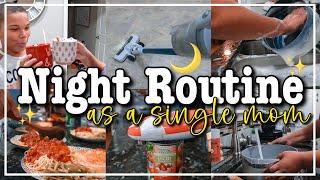 Nighttime Routine as a Mom of 3 | Cook Dinner w/Me, Cleaning + More | Single Mom Routine