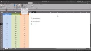 Configuring Form Control Option Buttons in Excel