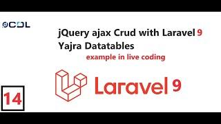 (14) jQuery ajax Crud with Laravel Yajra Datatable l Intro with Series | Ajax tutorial in Laravel