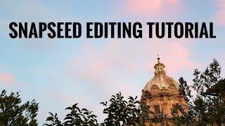 Snapseed Editing Tutorial - Complete guide in 15 minutes