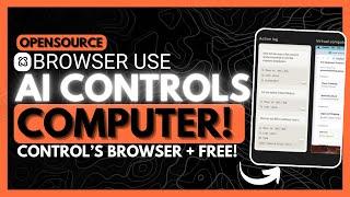 Browser Use: FREE AI Agent CAN CONTROL BROWSERS & DO ANYTHING! (Beats Anthropic!)