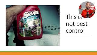 Why misusing a product does not get you pest control no matter how much you spray even a double dose