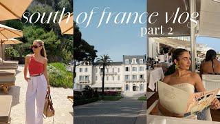 SOUTH OF FRANCE VLOG PART 2 | CANNES, BEACH CLUBS & EXPLORING