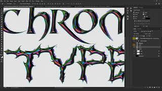 Convert Your Text into Metallic Chrome Effect