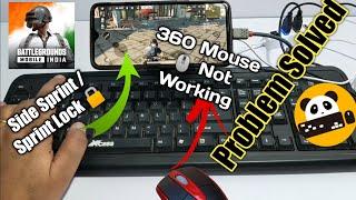 BGMI Side Sprint, Mouse Cursor Lock/Unlock 360° Rotation  Solved ► Panda Mouse Pro Key mapping