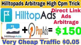 Hilltopads Arbitrage High Cpm Ad Network Direct Link Ads Earning  #adnetwork #adsensealternative