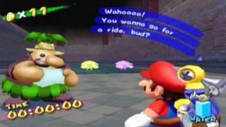 Super Mario Sunshine - Blooper Surfing Safari Secret Shine