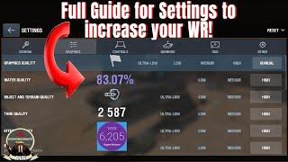 The Best Settings To Increase Your Win Rate and Improve your Stats in WOT Blitz!