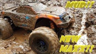 NEW RELEASE - TRAXXAS MAXX RC 4X4 MUD BOGGING! AND BASHING!