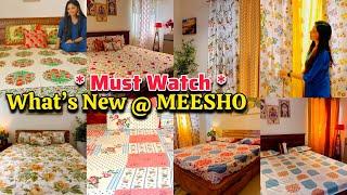 *MEESHO* Bedsheets & Curtains Haul ll 10 Latest & Stylish Bedroom Decorating Ideas ll MEESHO HAUL