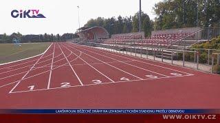 Lanškroun: Běžecké dráhy na lehkoatletickém stadionu prošly obnovou