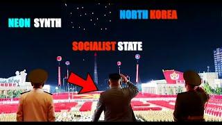 Neon Synth Socialist State | North Korea parade 2020