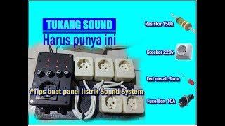 DIY | How to make a 220 volt Electric Panel is simple | For the sound system