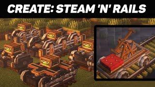 Create: steam 'n rails. New update. Tutorial / guide 1.20.1 (minecraft java edition)