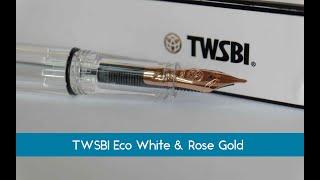 Introducing the TWSBI Eco White & Rose Gold