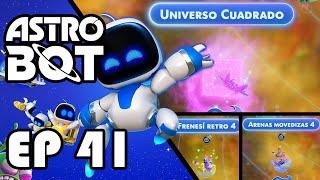 ARENAS MOVEDIZAS 4, FRENESÍ RETRO 4 Y UNI. CUADRADO | Let's Play - EP 41 | Astro Bot Español - Thae1