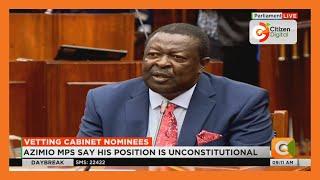 Musalia Mudavadi: My financial net worth is about Ksh. 4Billion