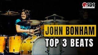 3 John Bonham Drum Beats Every Drummer Should Know | John Bonham Drum Lesson
