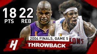 The Game Ben Wallace DESTOYED Shaquille O'Neal! Full Game 5 Highlights vs Lakers 2004 Finals - CRAZY