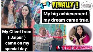 My Dream , my big Achievement , my gym sapne pure hote  h guys | NISHA ARORA | GYM |