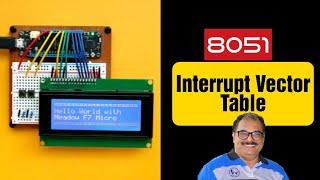 What is Interrupt Vector Table in 8051 Microcontroller?