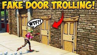 NEW *FAKE DOOR* TROLL! - Fortnite Funny Fails and WTF Moments! #295