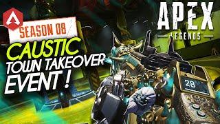 WE VISITING THE NEW CAUSTIC TOWN TAKEOVER! | Apex Legends Highlights