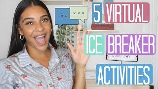 5 Virtual Ice Breaker Activities| Remote Learning