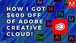 I saved $600 off Creative Cloud! (Here's How)