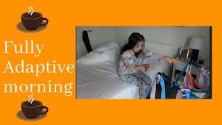 Cerebral Palsy girl's morning Routine