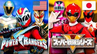 Power Rangers vs Super Sentai - the differences