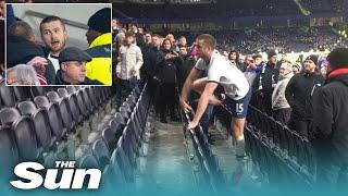Tottenham star Eric Dier jumps over stands to confront fans ‘over spat with his brother’
