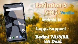 Redmi 8 Custom Rom ! Mi439 New Custom Rom ! 2024 Evolution X-V 9.5 Redmi 7A,8,8A,8A Dual Custom Rom