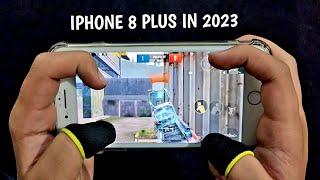 IPHONE 8 PLUS IN 2023 | ATW MACAZ VS PHARAOH X SUIT PLAYER | 4 FINGERS CLAW HANDCAM | PUBG MOBILE