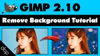 Remove background from an image using GIMP 2.10 - [ Remove Background Tutorial ]