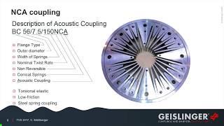 TVS 2017 | Presentation Geislinger GmbH – Influence of damping factors on coupling applications