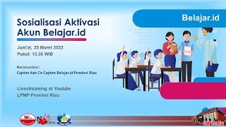 Sosialisasi Aktivasi Akun Belajar.id