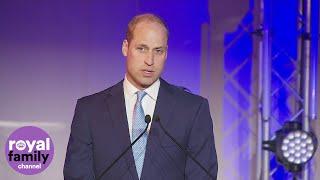 Duke of Cambridge pays emotional tribute to bereavement charity