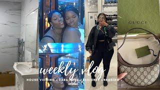 WEEKLY VLOG | HOUSE VIEWING +DESIGNER UNBOXINGS + ZARA/PRIMARK HAUL + QUIN'S BDAY + WORK + MORE | SK