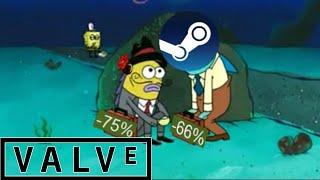 video game companies portrayed by spongebob