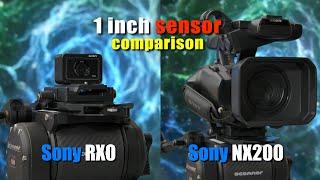 1 inch sensor comparison | Sony RX0 vs NX200 | 4K HD Camera