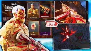 the NEW ATTACK ON TITAN ARMORED TITAN TRACER PACK MASTERCRAFT in VANGUARD & WARZONE!