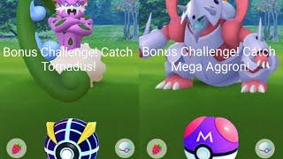 Shiny Incarnate Tornadus & Mega Aggron raids started in pokemongo...